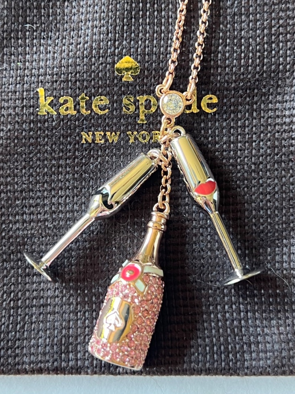 Kate Spade Make Magic Pendant Necklace and Earring Set NWT w/Kate Spade Bag - Picture 7 of 11